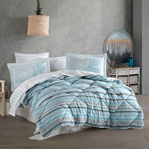 Hobby Talisa Aqua - Poplin Studio Tek Kişilik Uyku Seti. ürün görseli