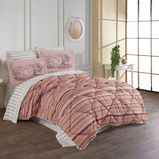 Hobby Talisa Bronz- Poplin Studio Tek Kişilik Uyku Seti. ürün görseli
