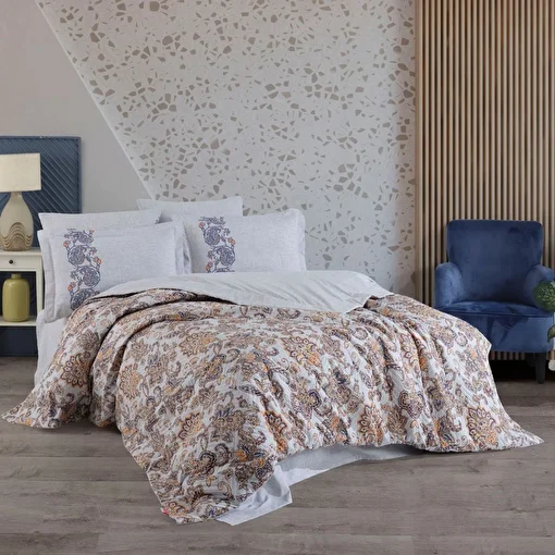 Picture of Hobby Elsa Gold - Double Ranforce Quilted Duvet Cover Set