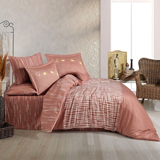 Picture of Hobby Adalia Cinnamon - Double Satin Duvet Cover Set