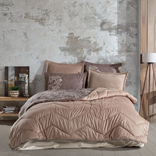 Hobby Comfort Yorgan Seti -Çift Kişilik - Dream Kahve. ürün görseli
