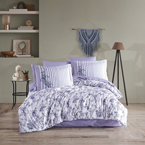 Hobby Healing Stones  Amatis - Poplin Çift Kişilik Nevresim Takımı. ürün görseli