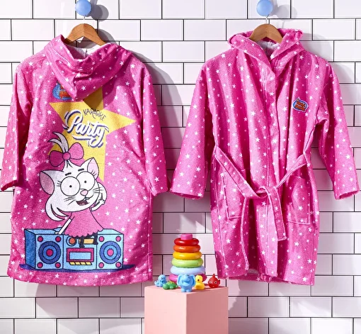 Picture of Hobby Kral Şakir - Canan - Licensed Children's Bathrobe