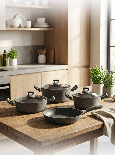 Hascevher Germanitium 7 Pcs Granit Set(18/22Ten/26Kar/26Tv). ürün görseli