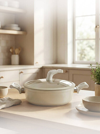 Hascevher Lizbon Seramik 26x7,5 cm Vega Karnıyarık Cam Kapaklı. ürün görseli