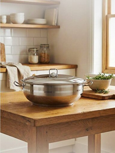 Hascevher Gastro 34 cm Karnıyarık Tencere. ürün görseli