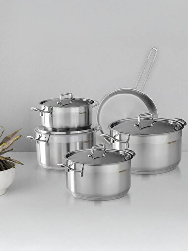 Hascevher Anett 9 Parça Tencere Seti. ürün görseli