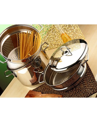 Hascevher 26 cm Haşlama Süzgeçli Spaghetti Tencere. ürün görseli