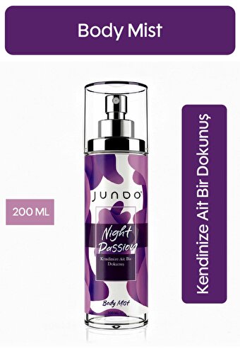 Vanilya Ve Bahar Çiçekleri Body Mist Night Passion 200 ml. ürün görseli