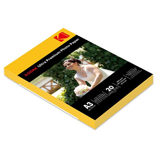Kodak 260 Gr/m2 30X40(A3)-20 Adet Parlak Fotoğraf Kağıdı . ürün görseli