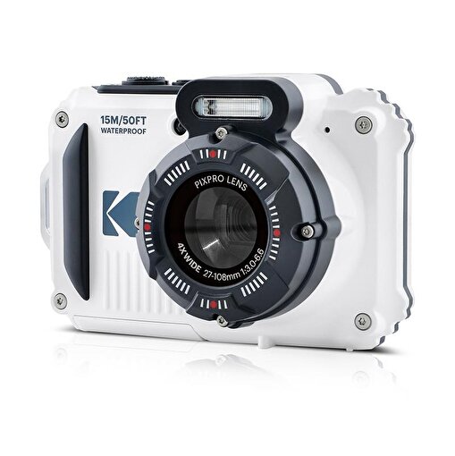 Kodak Pixpro WPZ2/4x Yakınlaştırma Su Altı Fotoğraf Makinesi-Beyaz. ürün görseli
