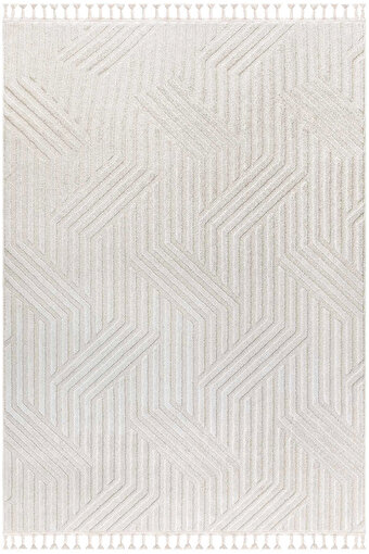Picture of Koza Carpet Koza Hayad Monaco Cream Carpet Living Room Bedroom Hallway Machine Carpet 33343 80 x 150