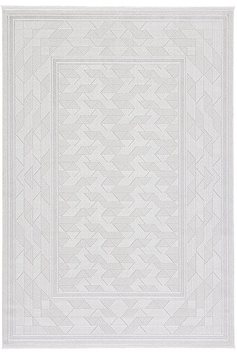 Picture of Koza Carpet Koza Hayad Gray Carpet Living Room and Sitting Room Bedroom Corridor Machine Carpet 51445D 80 x 150