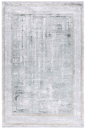 Picture of Koza Carpet Koza Premium Diva Gray Gold Carpet Living Room Bedroom Hallway Machine Carpet 31267C 100 x 200
