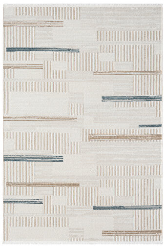 Picture of Koza Carpet Koza Hayad Helsinki A0927C Mink Blue Living Room Sitting Room Bedroom Corridor Machine Carpet 200x290