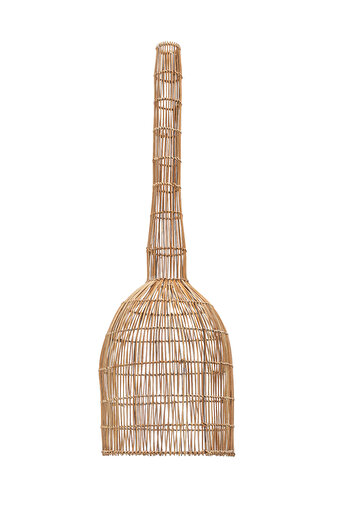 Picture of Koza Home Meander Handmade Decorative Rattan Single Pendant Chandelier 35x120cm 8990 35 x 120