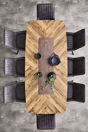 Picture of Koza Home Cesta Handmade Knitted Purple Corner Runner 37x136 4025 37 x 136