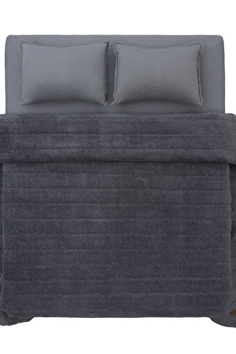 Picture of Koza Home Koza Lun Gray Bedspread Set Double 9083 230 x 240 230 x 240