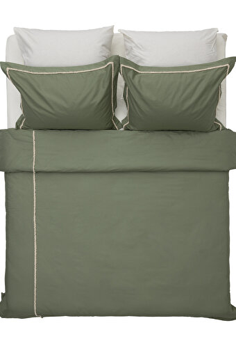 Picture of Koza Home Boho Fringed Green Duvet Cover Set Double 200 x 220 7030A 200 x 220