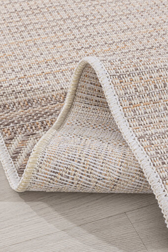 Koza Halı Vivaldi Kahve Tarçın Halı Kilim Salon Oturma Odası Yolluk Yatak Odası Koridor Halısı A0057A 77 x 300. ürün görseli