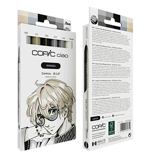 COPIC CIAO MANGA SET, COMICS, 6 PCS. ürün görseli