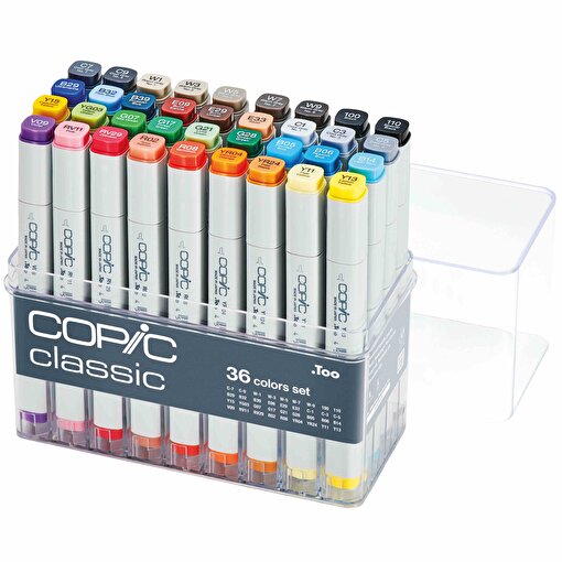 COPIC CLASSIC BASIC-SET, 36 PCS. ürün görseli