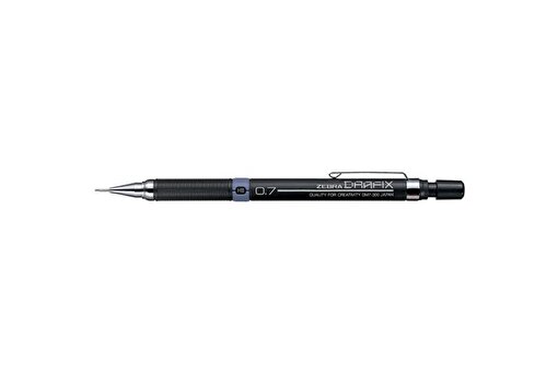 ZEBRA DRAFIX VERSATIL KALEM 0.7MM SIY-MOR 98521. ürün görseli