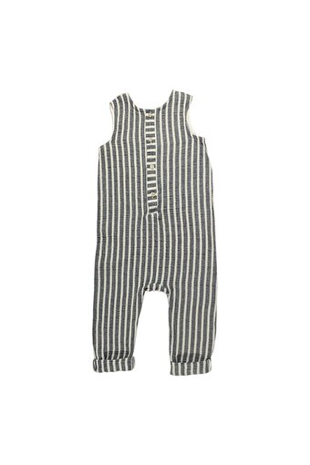 Miela Kids Çizgili Müslin Tulum 2-3 Yaş resmi
