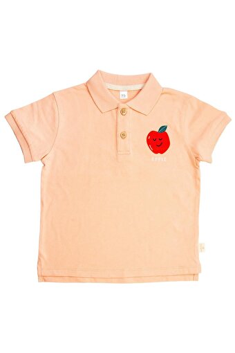 Miela Kids Elma Baskılı Polo Yaka Tshirt 1-2 Yaş. ürün görseli