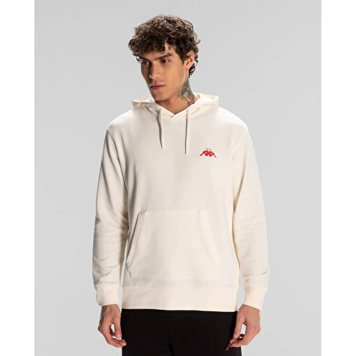 Kappa AUTHENTIC SPACE JUMP HOODIE,WHITE,S. ürün görseli