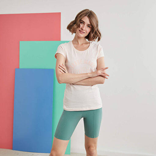 MoonSports Susan Kadın Baskılı  Tshirt,SOMON,S. ürün görseli