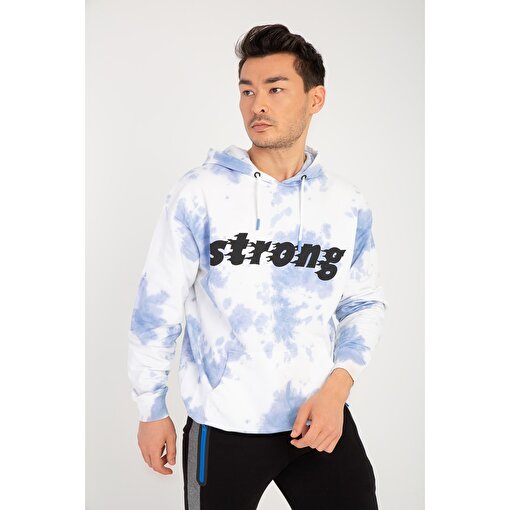 MoonSports Klaus Erkek Kapüşonlu  Sweatshirt,MAVİ,M. ürün görseli