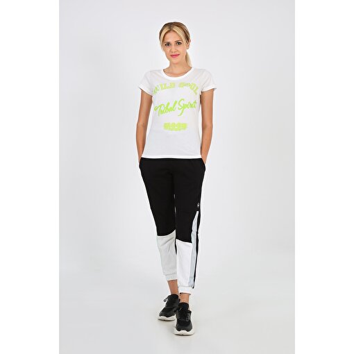 MoonSports Sofia Kadın Baskılı  Tshirt,ECRU,S. ürün görseli