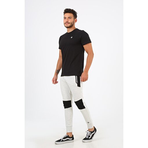 MoonSports Moon Erkek Basic Bisiklet Yaka  Tshirt,001,L. ürün görseli