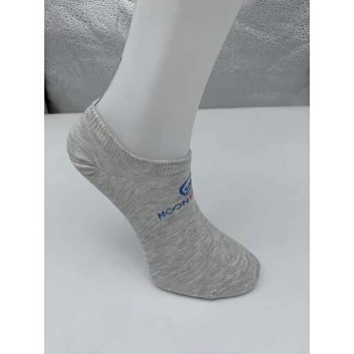 MoonSports Logolu Erkek  Babet Çorap,GREY,40-45. ürün görseli