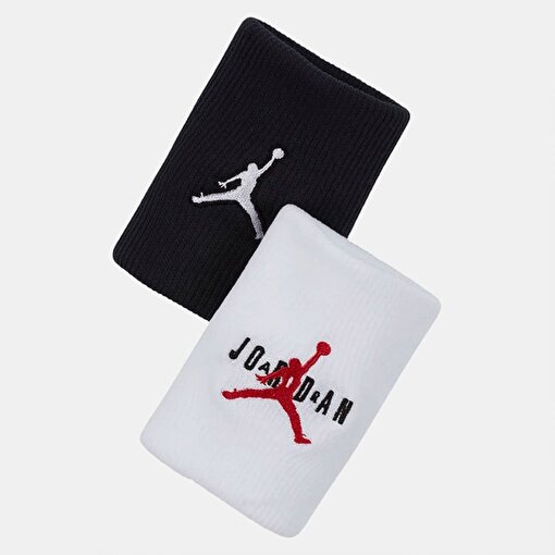 Nike JORDAN JUMPMAN TERRY WRIST BANDS 2 PK GYM,BLACK,OS. ürün görseli