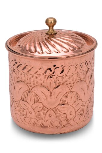 Cobper Premium Collection Maley Bakır Baharatlık 12.5cm El İşlemeli. ürün görseli