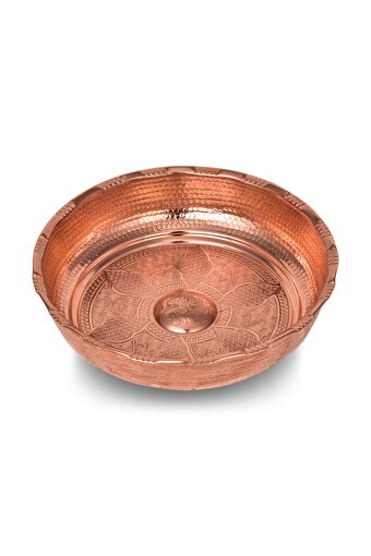 Cobper Premium Collection Davy Bakır Hamam Tası 20cm Bakır. ürün görseli