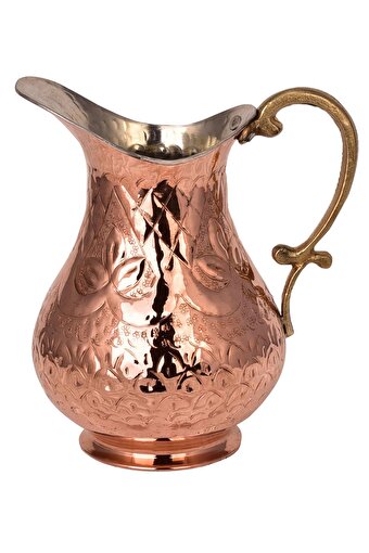 Cobper Premium Collection Roma El İşlemeli Bakır Sürahi. ürün görseli