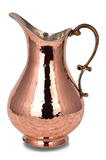 Cobper Premium Collection Roma El Dövmesi Bakır Sürahi 2000ml. ürün görseli