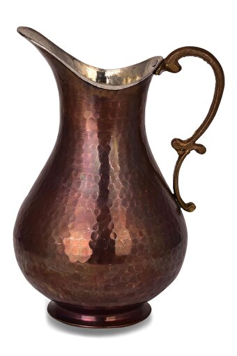 Cobper Premium Collection Maraş El Dövmesi Bakır Sürahi 2000ml Oksit. ürün görseli