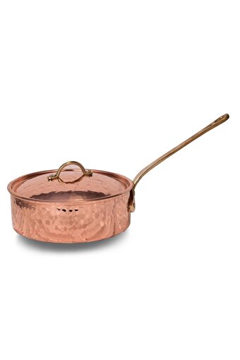 Cobper Premium Collection Bakır Karnıyarık Tencere Tek Kulp 21cm. ürün görseli
