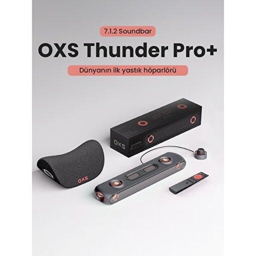 Oxs Thunder Pro+ Gaming Soundbar, Kablosuz Yastık Hoparlör, 7.1.2 Dolby Atmos Hdmı Earc, 3D Ses, Güçlü Dahili Woofer. ürün görseli