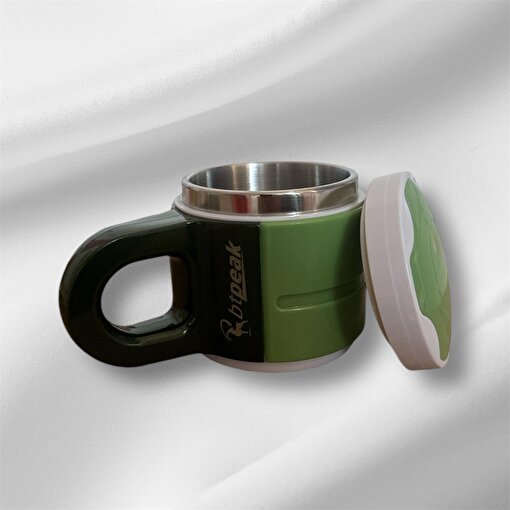 Btpeak Galabria 350 ml Vakum Kapaklı Paslanmaz Çelik Mug, Bardak,Termos Sıcak/Soğuk. ürün görseli