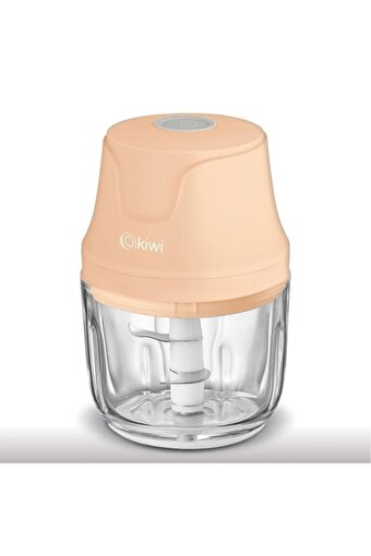 kiwi Kc-8204 3 Bıçaklı Şarjlı Cam Gıda Doğrayıcı Krem. ürün görseli