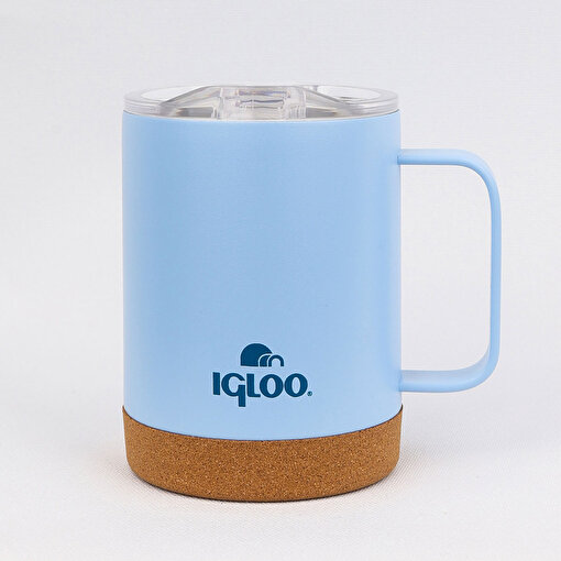 Igloo Cork Mug 350ml-BUZUL MAVİ. ürün görseli
