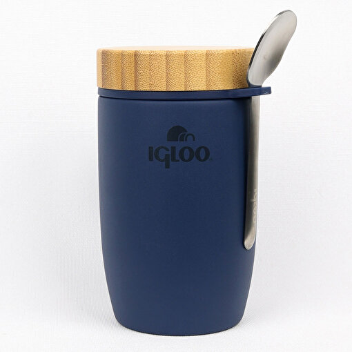 Igloo Bamboo Yemek Termosu 500ml-LACİVERT. ürün görseli