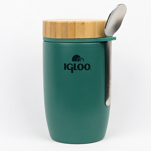 Igloo Bamboo Yemek Termosu 500ml-YEŞİL. ürün görseli