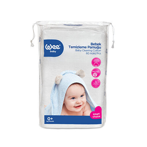 Picture of WeeBaby Baby Cleaning Cotton (60pcs)