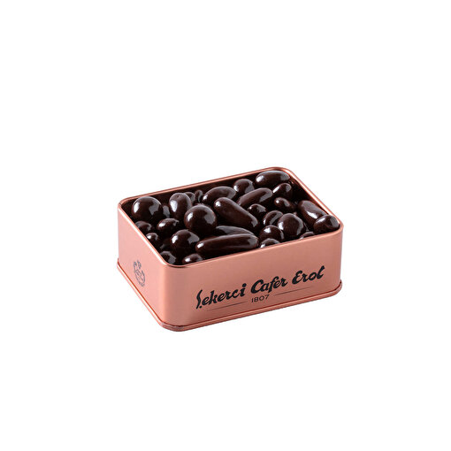 Şekerci Cafer Erol Bitter Çikolata Kaplı Draje - Bronz Teneke Kutu - 150 gr. ürün görseli